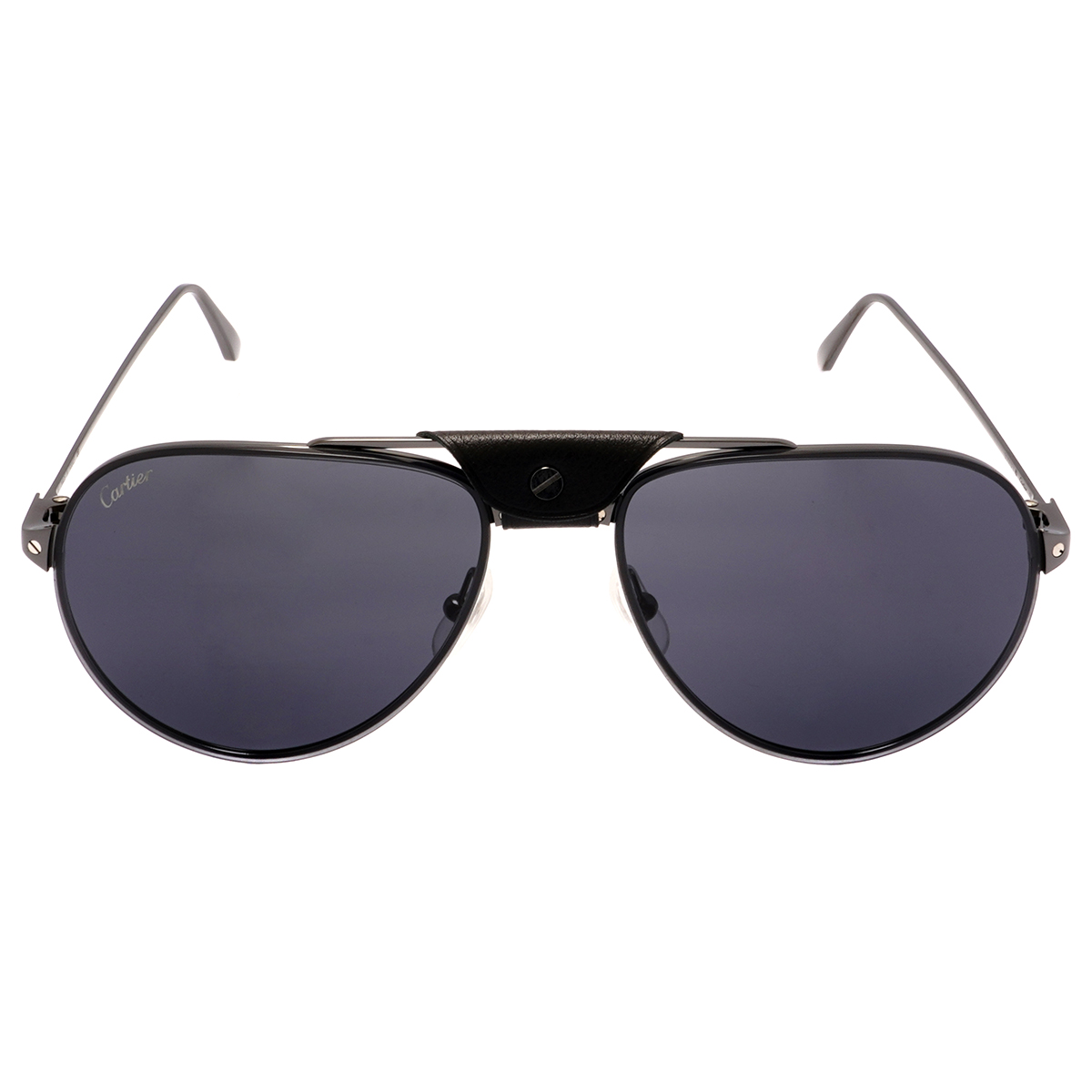 cartier santos de carter grey pilot men's sunglasses ct0166s 001 60 cartier santos de carter grey pilot men's sunglasses ct0166s 001 60
