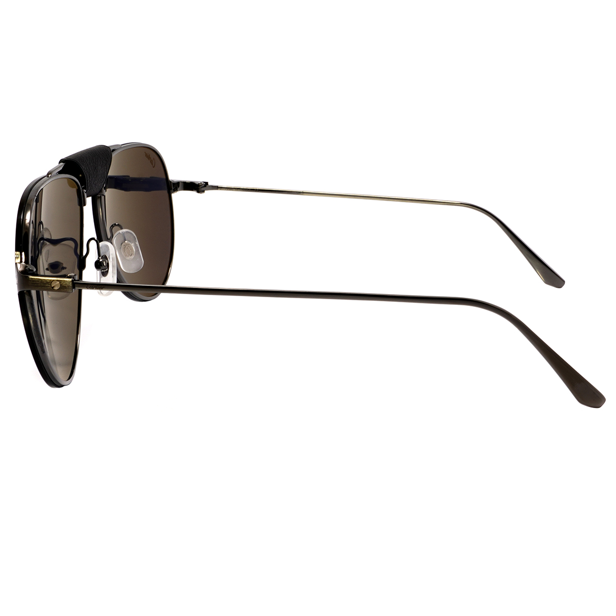 cartier santos de carter grey pilot men's sunglasses ct0166s 001 60 cartier santos de carter grey pilot men's sunglasses ct0166s 001 60