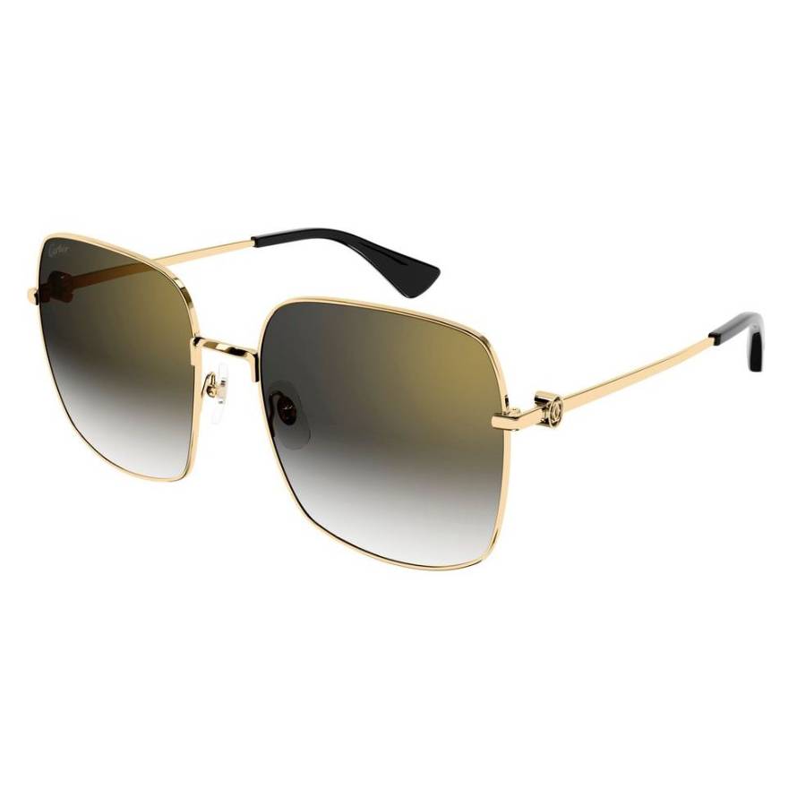 cartier grey gradient square ladies sunglasses ct0401s 001 60 cartier grey gradient square ladies sunglasses ct0401s 001 60