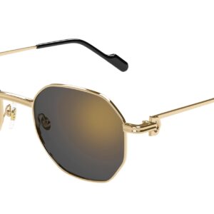 cartier grey multilayer geometric ladies sunglasses ct0500s 001 50