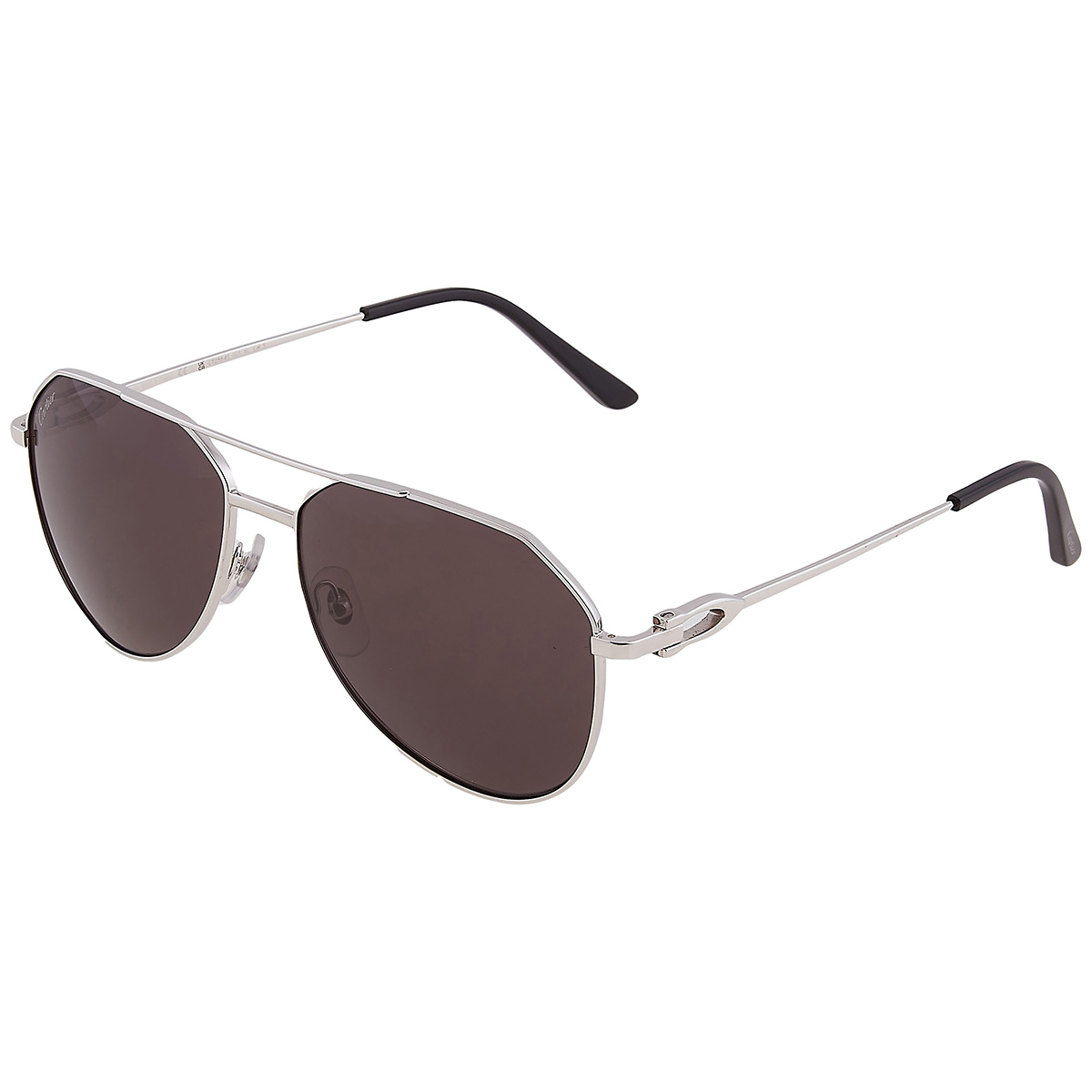 cartier c decor grey pilot men's sunglasses ct0364s 001 59 cartier c decor grey pilot men's sunglasses ct0364s 001 59