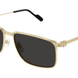 Home cartier grey rectangular men's sunglasses ct0534s 001 59