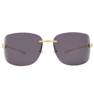 cartier panthere de cartier grey wrap men's sunglasses ct0266s 001 61