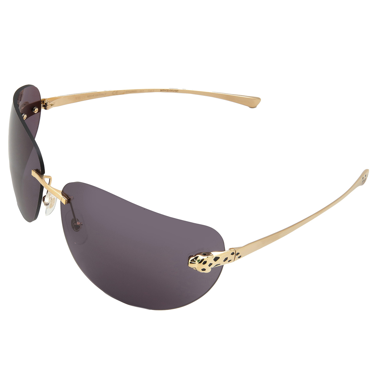 cartier panthere de cartier grey wrap men's sunglasses ct0266s 001 61 cartier panthere de cartier grey wrap men's sunglasses ct0266s 001 61