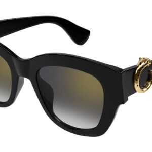cartier panthere c grey cat eye ladies sunglasses ct0547s 001 52