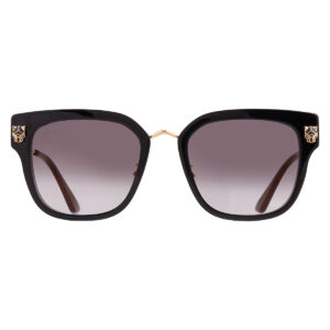 cartier panthere de cartier grey multi treatment square ladies sunglasses ct0509sa 001 55