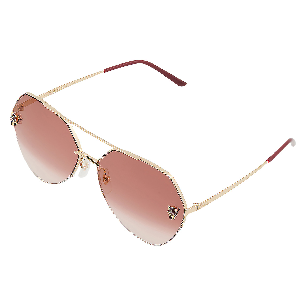 cartier panthere de cartier red multi treatment pilot ladies sunglasses ct0355s 003 64 cartier panthere de cartier red multi treatment pilot ladies sunglasses ct0355s 003 64