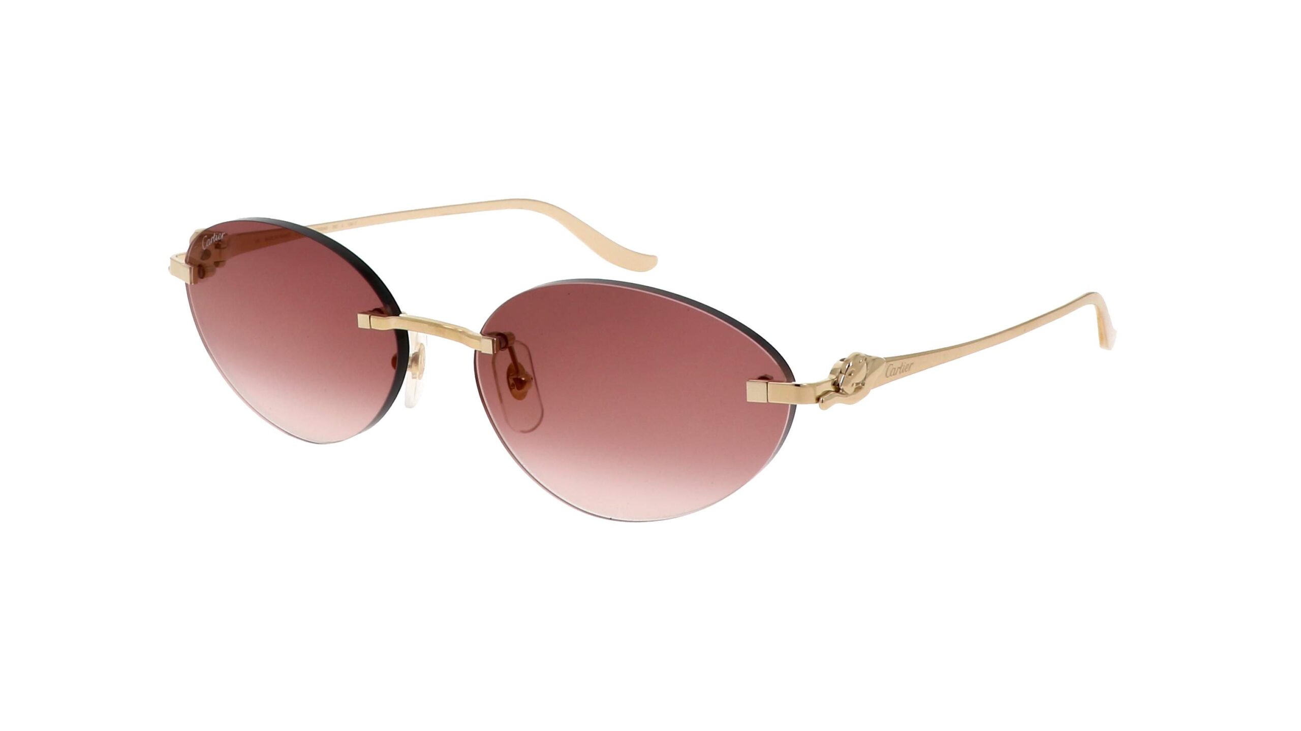 cartier panthere de cartier red oval ladies sunglasses ct0504s 002 58 cartier panthere de cartier red oval ladies sunglasses ct0504s 002 58