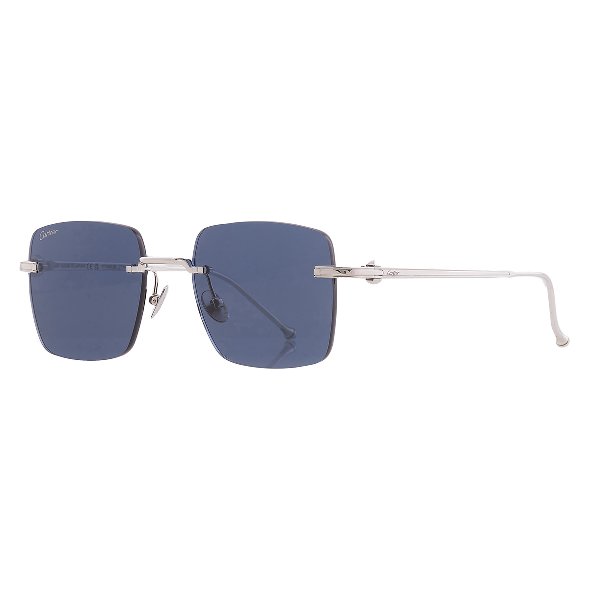 cartier pasha de cartier blue square men's titanium sunglasses ct0403s 001 52 cartier pasha de cartier blue square men's titanium sunglasses ct0403s 001 52