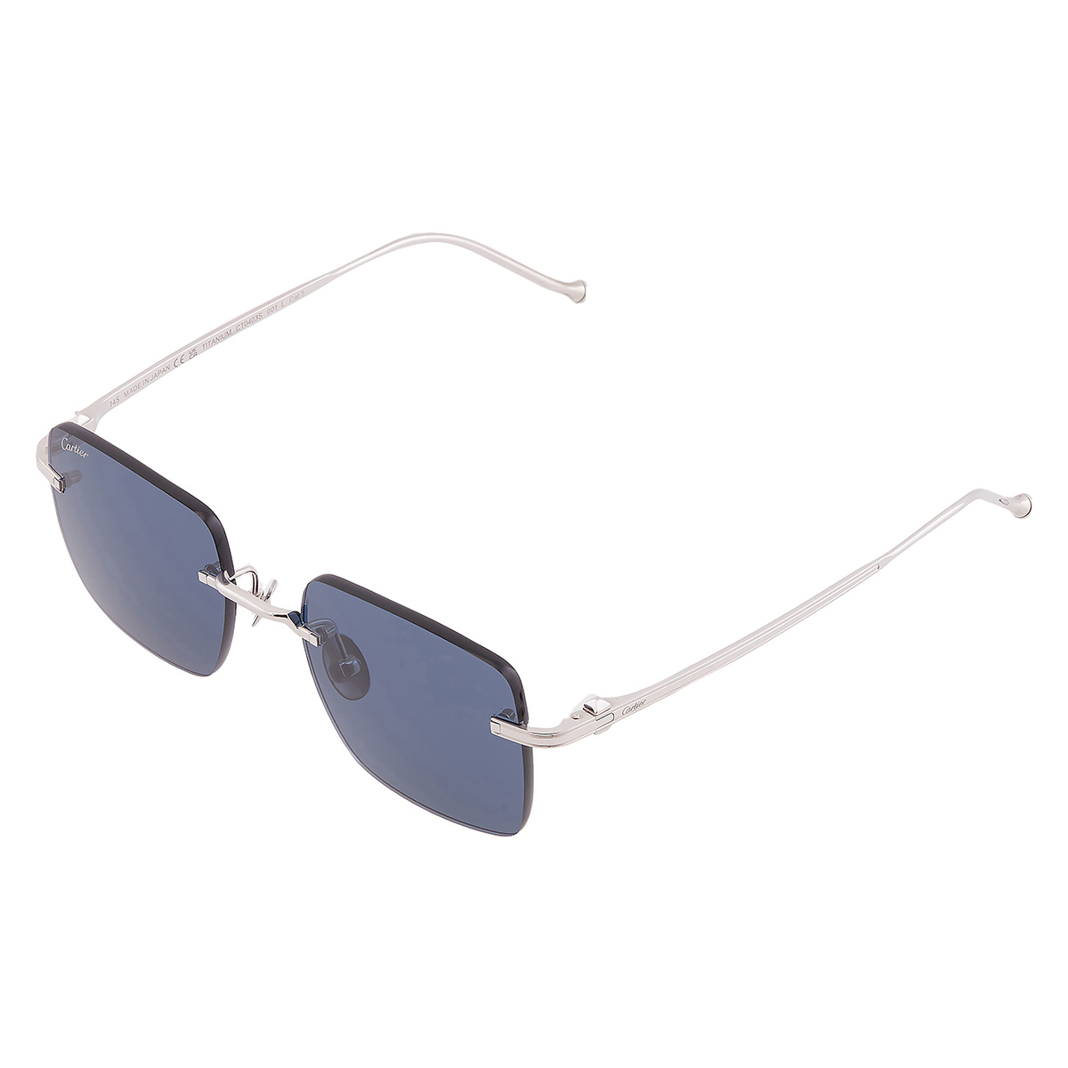 cartier pasha de cartier blue square men's titanium sunglasses ct0403s 001 52 cartier pasha de cartier blue square men's titanium sunglasses ct0403s 001 52