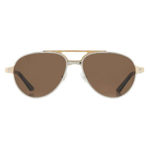 Home cartier santos de cartier polarized brown pilot men's sunglasses ct0476s 008 59