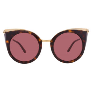 cartier panthere de cartier red cat eye ladies sunglasses ct0122s 002 52