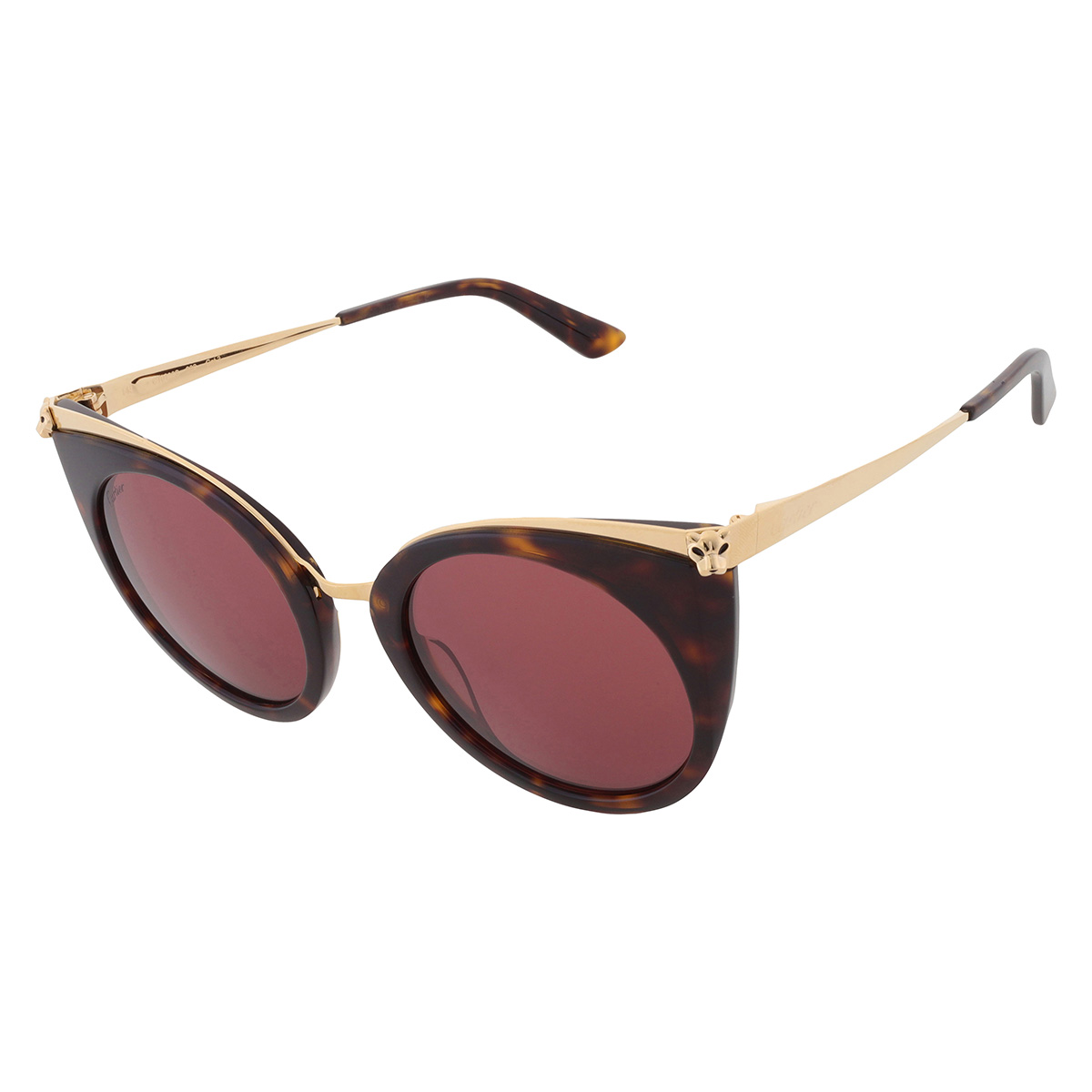 cartier panthere de cartier red cat eye ladies sunglasses ct0122s 002 52 cartier panthere de cartier red cat eye ladies sunglasses ct0122s 002 52