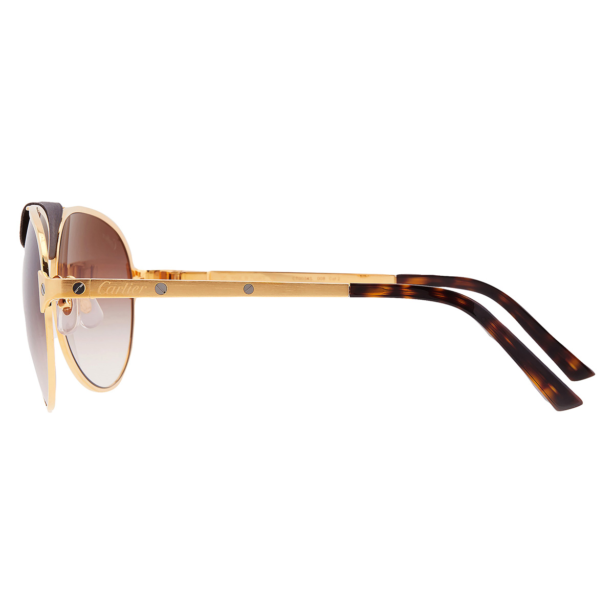 cartier santos de cartier brown gradient pilot men's sunglasses ct0034s 008 61 cartier santos de cartier brown gradient pilot men's sunglasses ct0034s 008 61
