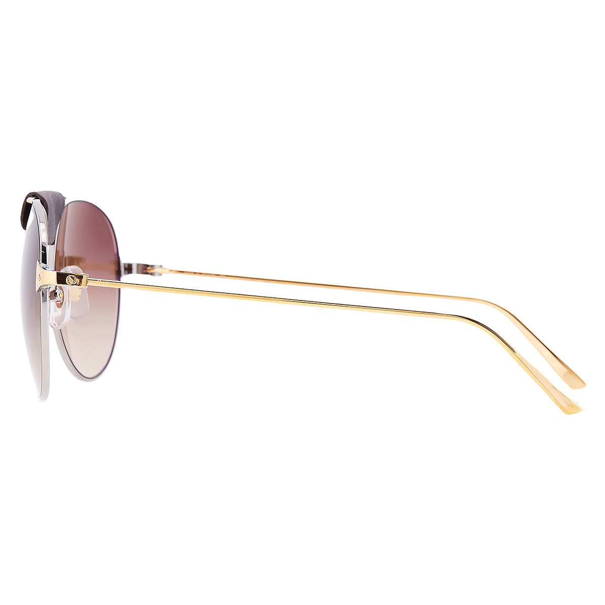 cartier santos de cartier brown pilot men's sunglasses ct0038s 004 59 cartier santos de cartier brown pilot men's sunglasses ct0038s 004 59