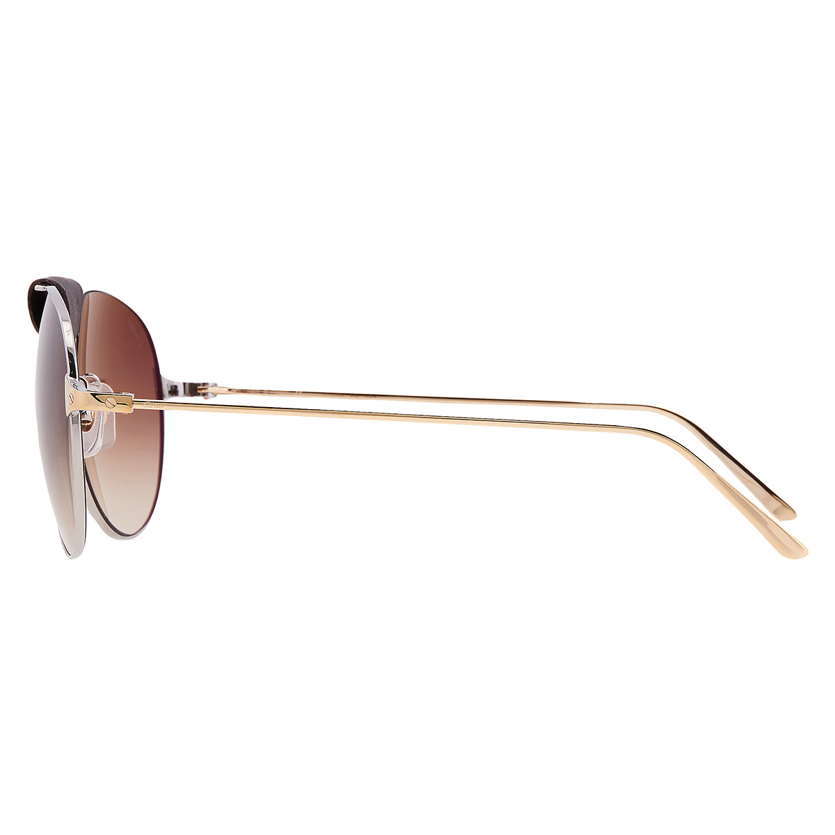 cartier santos de cartier brown pilot men's sunglasses ct0038s 010 59 cartier santos de cartier brown pilot men's sunglasses ct0038s 010 59
