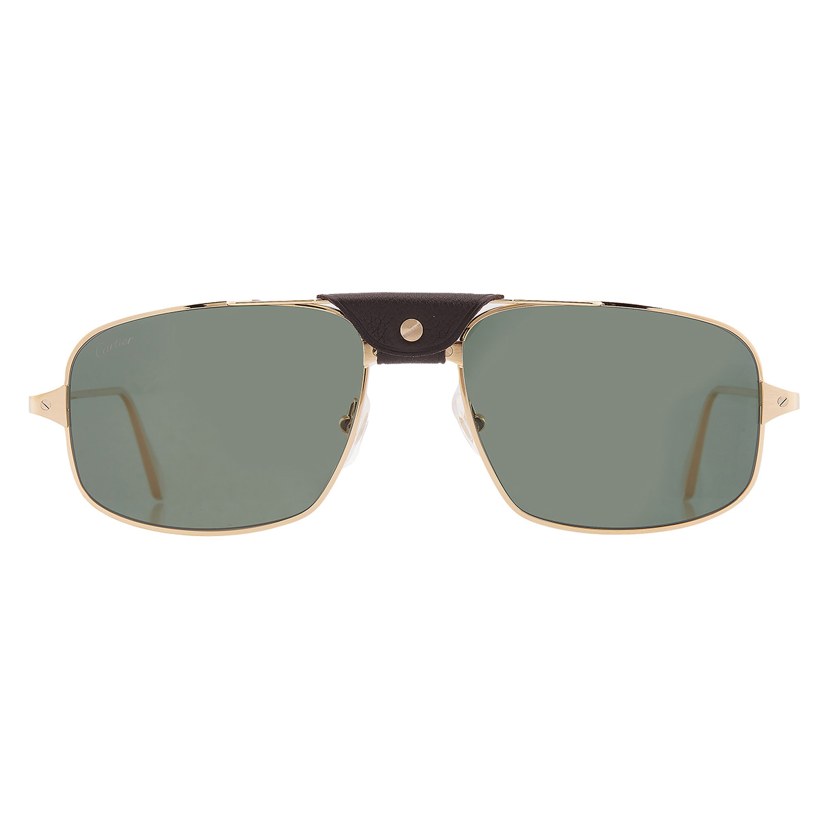 cartier santos de cartier polarized green rectangular men's sunglasses ct0193s 002 60 cartier santos de cartier polarized green rectangular men's sunglasses ct0193s 002 60
