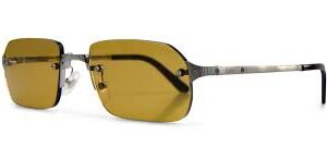 cartier santos de cartier yellow rectangular men's sunglasses ct0460s 004 56