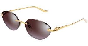 cartier violet oval ladies sunglasses ct0504s 004 58