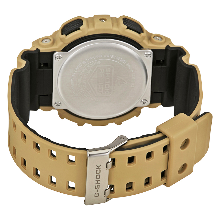 casio g shock black dial men's sand beige sports watch ga100l 8a casio g shock black dial men's sand beige sports watch ga100l 8a