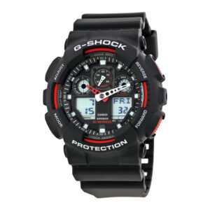 Home casio g shock black resin strap men's watch ga100 1a4