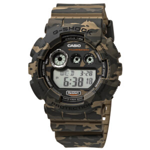 Home casio g shock classic brown camouflage resin men's watch gd120cm 5cr