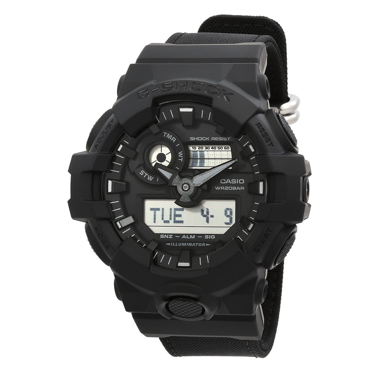 casio g shock alarm quartz analog digital black dial men's watch ga 700bce 1a casio g shock alarm quartz analog digital black dial men's watch ga 700bce 1a