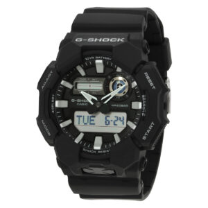 Home casio g shock alarm world time quartz analog digital black dial men's watch ga 010 1a