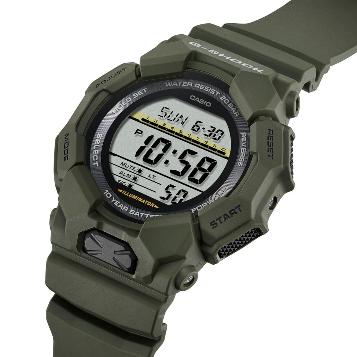 casio g shock alarm world time quartz digital men's watch gd 010 3dr casio g shock alarm world time quartz digital men's watch gd 010 3dr