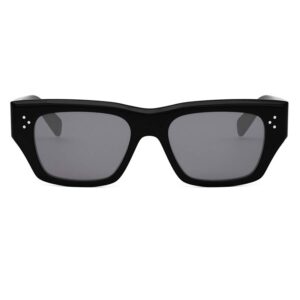 celine 3 dots polarized grey square ladies sunglasses cl40297u 01d 53