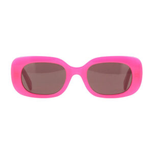 celine bold 3 dots brown rectangular ladies sunglasses cl40287u 72e 51