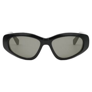 celine monochroms smoke oval men's sunglasses cl40279u 01a 57