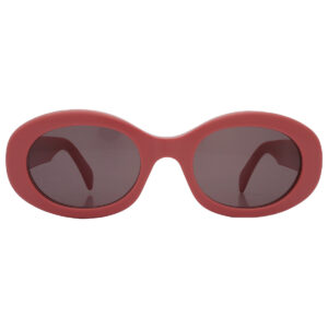 celine triomphe grey oval ladies sunglasses cl40194u 72a 52