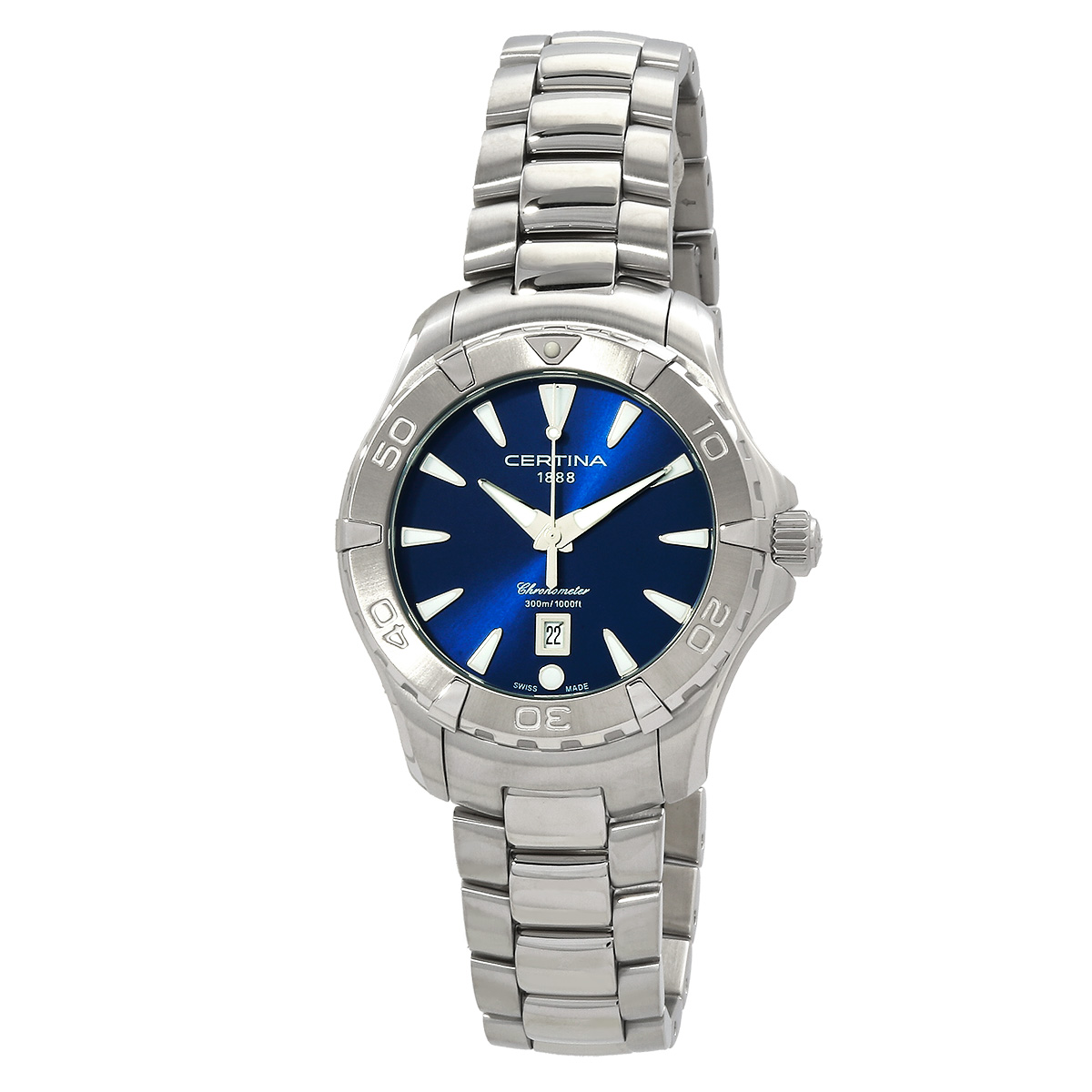 certina ds action quartz chronometer blue dial ladies watch c0322511104100 certina ds action quartz chronometer blue dial ladies watch c0322511104100