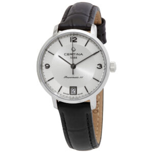 certina ds caimano automatic silver dial ladies watch c035.207.16.037.00