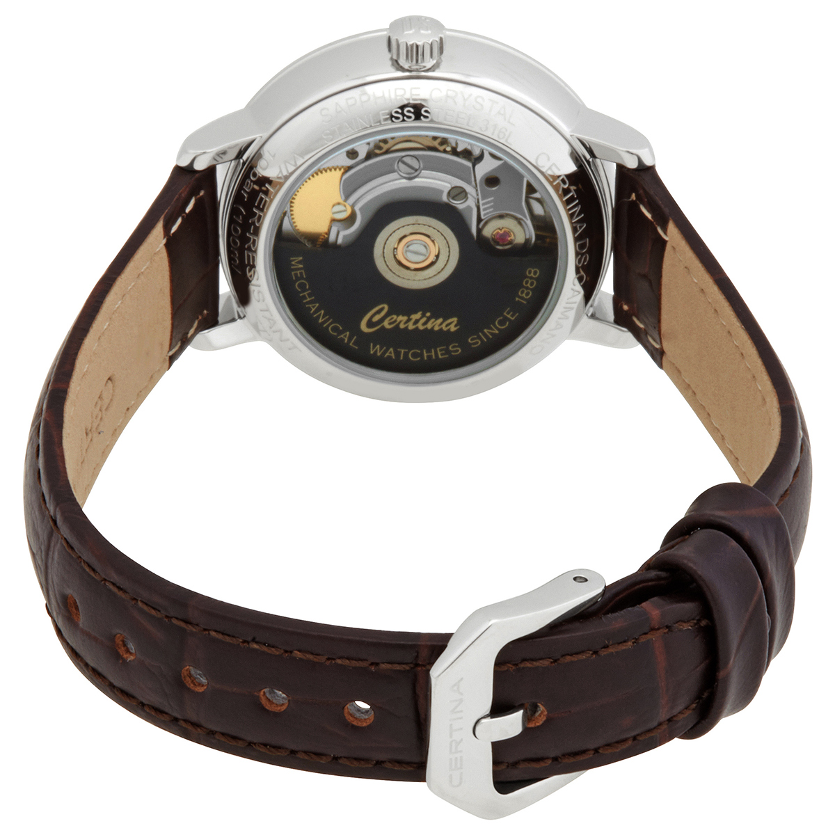 certina ds caimano automatic silver dial ladies watch c035.207.16.037.01 certina ds caimano automatic silver dial ladies watch c035.207.16.037.01