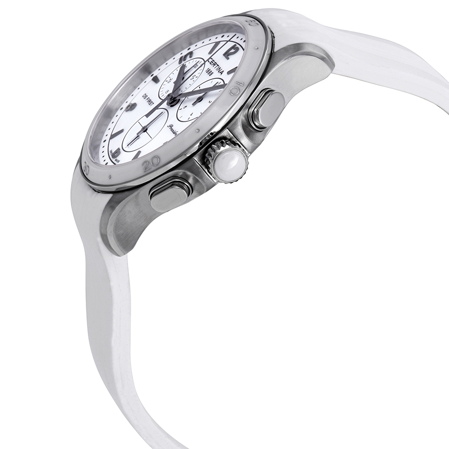 certina ds first lady chronograph white dial ladies watch c030.217.17.017.00 certina ds first lady chronograph white dial ladies watch c030.217.17.017.00