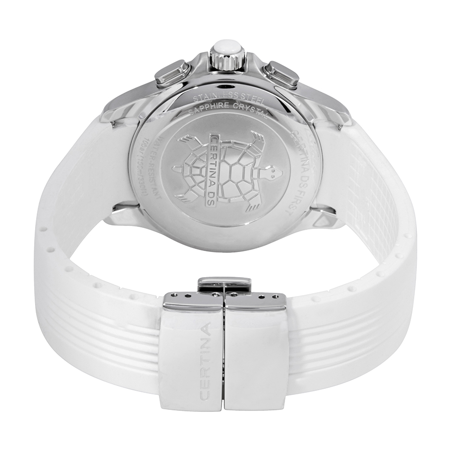 certina ds first lady chronograph white dial ladies watch c030.217.17.017.00 certina ds first lady chronograph white dial ladies watch c030.217.17.017.00