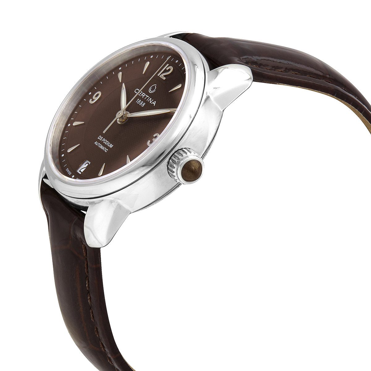certina ds podium automatic brown dial ladies watch c025.207.16.297.00 certina ds podium automatic brown dial ladies watch c025.207.16.297.00