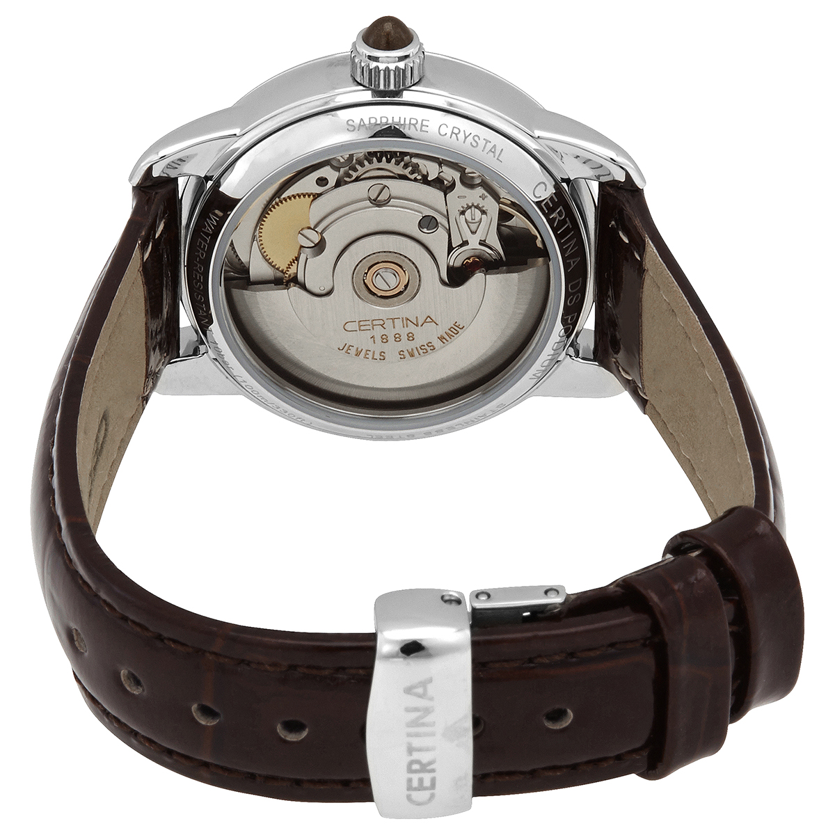 certina ds podium automatic brown dial ladies watch c025.207.16.297.00 certina ds podium automatic brown dial ladies watch c025.207.16.297.00