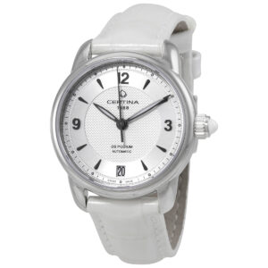 certina ds podium automatic silver dial ladies watch c025.207.16.037.00