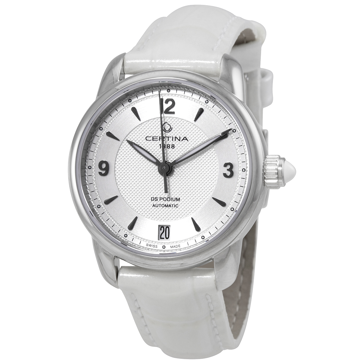 certina ds podium automatic silver dial ladies watch c025.207.16.037.00 certina ds podium automatic silver dial ladies watch c025.207.16.037.00