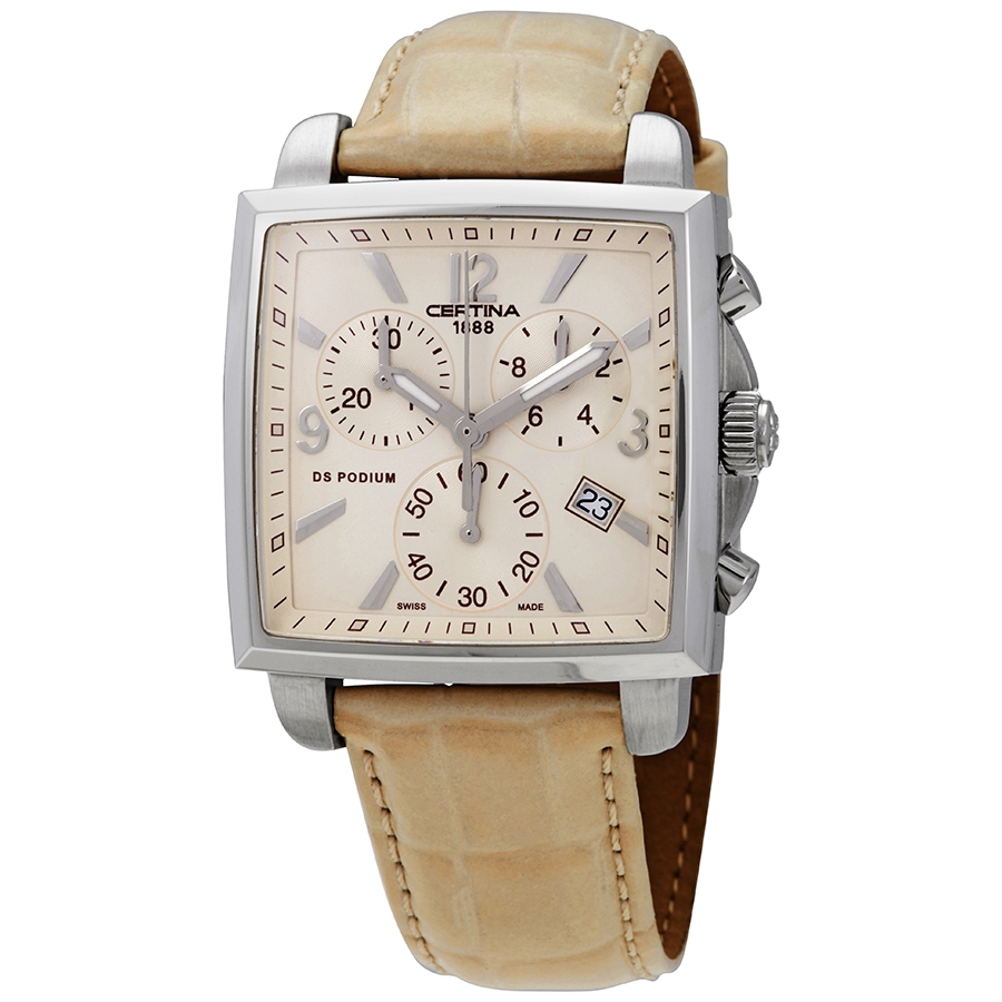 certina ds podium chronograph ivory dial ladies watch c001.317.16.267.00 certina ds podium chronograph ivory dial ladies watch c001.317.16.267.00