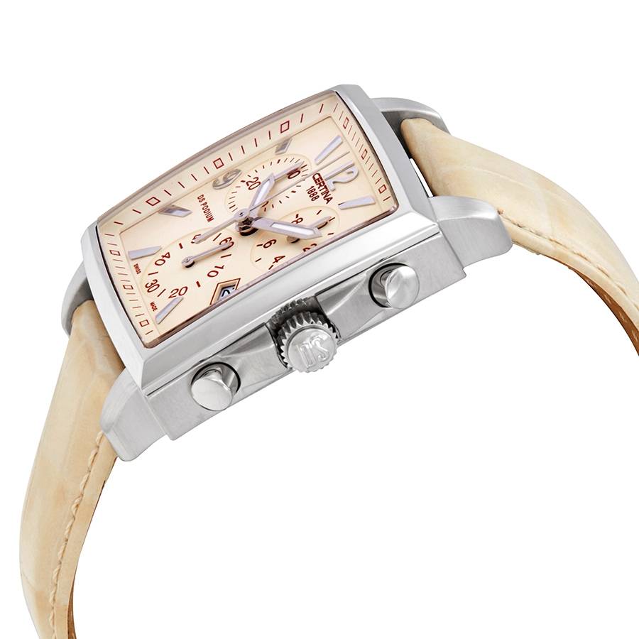 certina ds podium chronograph ivory dial ladies watch c001.317.16.267.00 certina ds podium chronograph ivory dial ladies watch c001.317.16.267.00