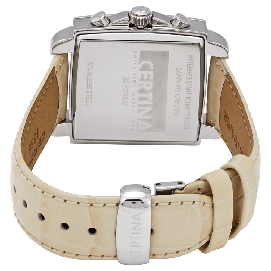certina ds podium chronograph ivory dial ladies watch c001.317.16.267.00 certina ds podium chronograph ivory dial ladies watch c001.317.16.267.00