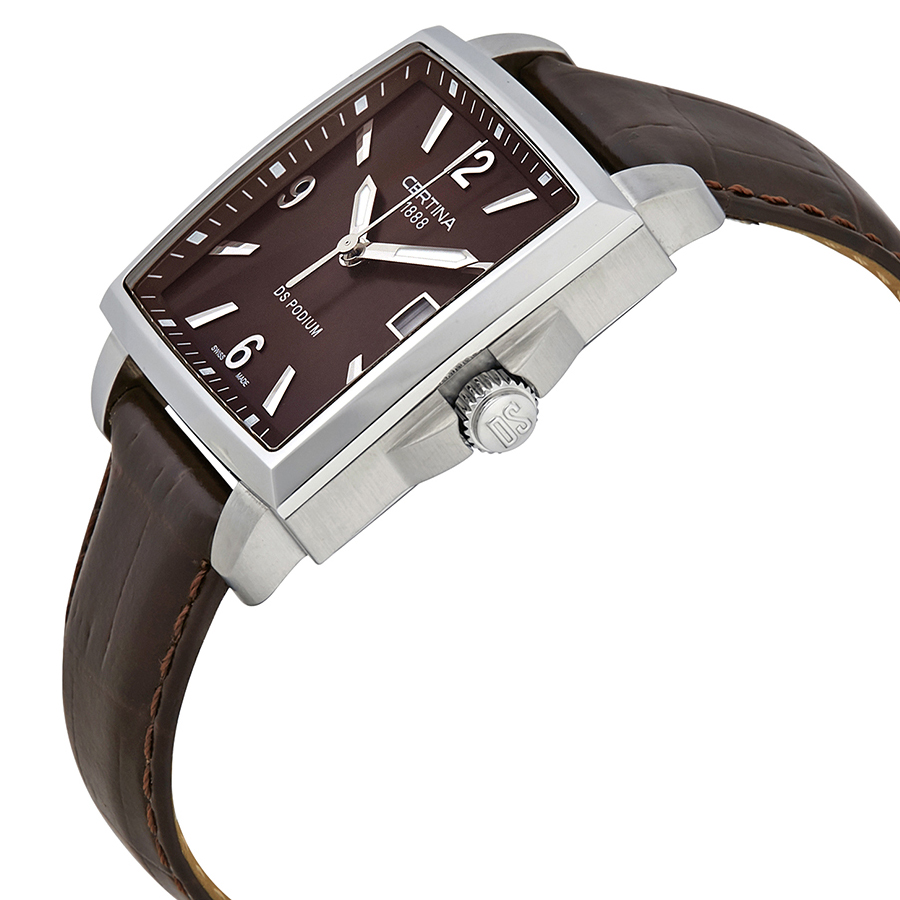 certina ds podium square brown dial ladies watch c001.310.16.297.00 certina ds podium square brown dial ladies watch c001.310.16.297.00