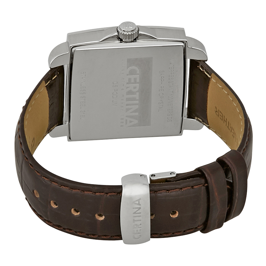 certina ds podium square brown dial ladies watch c001.310.16.297.00 certina ds podium square brown dial ladies watch c001.310.16.297.00