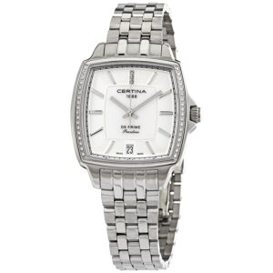 certina ds prime shape mother of pearl dial ladies watch c028.310.61.116.00