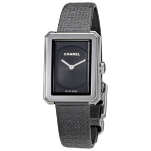 chanel boy friend black dial ladies watch h5317
