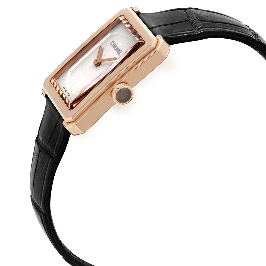 chanel boy friend ladies 18k beige gold watch h4886 chanel boy friend ladies 18k beige gold watch h4886